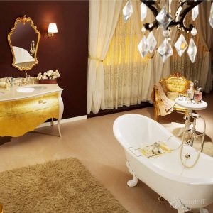 Стиль бароко в ванній кімнаті