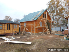 Будівництво каркасного будинку 6х8 Київська область, Щолковський район, Моніно, СНТ московський