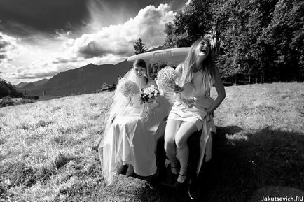 Nunta în Alpi de Sasha și ceremonia Kevin în Munții