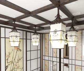 Висящи лампи за тавани в китайски стил