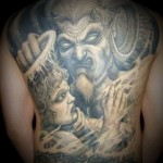 Devil tatuaje, fotografii și schițe