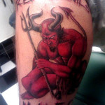 Devil tatuaje, fotografii și schițe