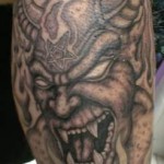 Devil tatuaje, fotografii și schițe