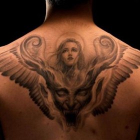 Tattoo Devil este sensul unui simbol pentru fete și băieți