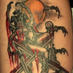 Tattoo érték ördög - a jelképe értelme lányok és a fiúk