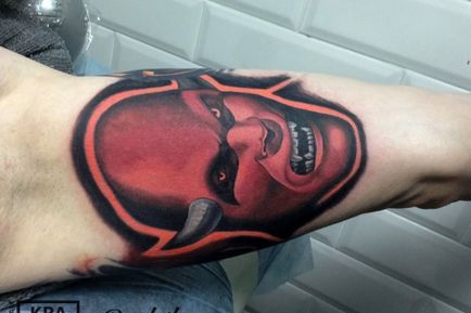 Tatuaje diavolul - valoare, foto - cazarmă de studio tatuaj