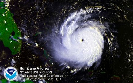 Hurricanes - a legtöbb opustushitelnaya erő a természetben, touristmaker