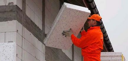 Încălzirea casei de beton din exterior și cum se face izolarea exterioară a pereților
