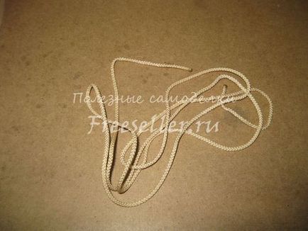 Вузол-ланцюжок з мотузки або шнура