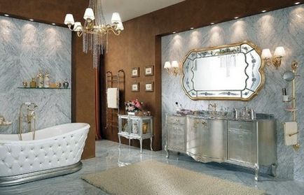 Ванна кімната в стилі бароко особливості дизайну та інтер'єру, меблі