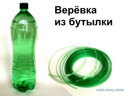 Kötelet műanyag palackok