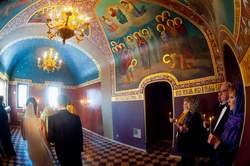 Înregistrarea în aer liber a căsătoriei în Palatul Yusupov