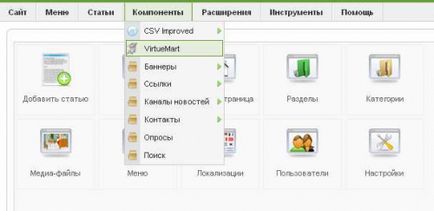 Virtuemart - online áruház joomla