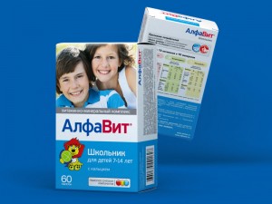 Vitamina alfabet pentru compoziția copiilor și indicații de utilizare