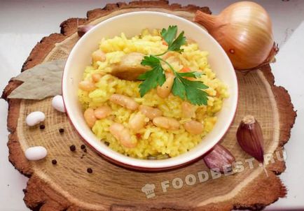 Смачний рис з квасолею - рецепт з покроковими фото