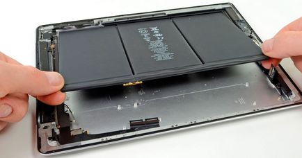 Az akkumulátor cseréje ipad, sürgős csereakkumulátorokhoz iPad