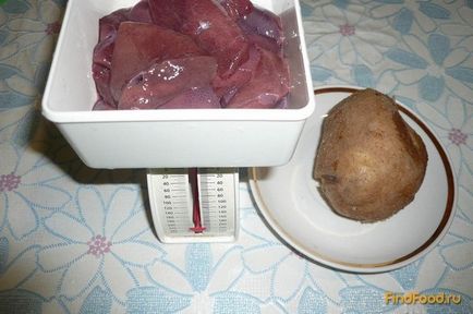 Caserola dintr-un ficat și un cartof rețeta cu o fotografie