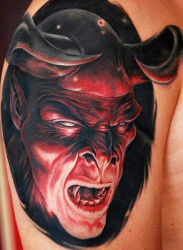 Значення татуювання диявол, мистецтво татуювання! Татуювання фото, тату в киеве