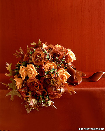 13 Кращих осінніх букетів нареченої 2011