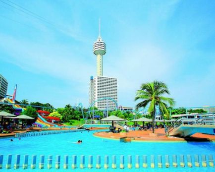 Parcul acvatic din pattaya - pattaya turn de parc (Pattaya Tower Park Tower) în parcul acvatic, odihnă în