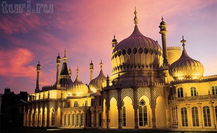 Anglia, Brighton Pavilionul Regal - Palatul de Est pe coasta engleza