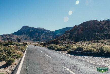 Traseul auto spre vulcan teide prin aro, vilaflor și orotava