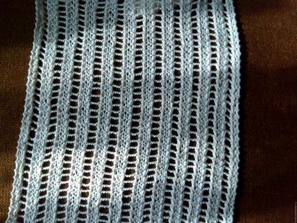 Eșarfă de vară cu tricotat, descriere - târg de meșteri - manual, manual