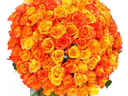 Букет нареченої з помаранчевих квітів - яскрава ідея
