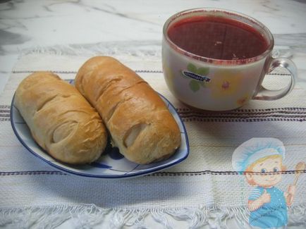 Zsemle sűrített tej (sűrített tej) Zsemle sűrített tej