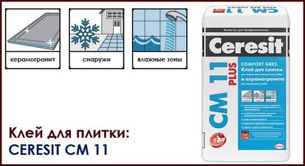 Ceresit cm 11 цементний клей для плитки і керамограніта церезіт см 11 купити на