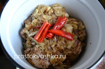 Chakhokhbili Chicken grúz - egy egyszerű recept a fotó