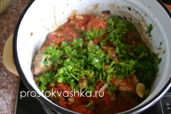 Chakhokhbili Chicken grúz - egy egyszerű recept a fotó
