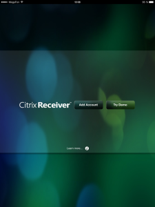 Setarea receptorului Citrix pe ipad ssl