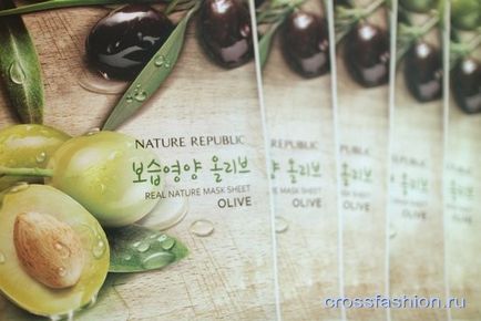 Crossfashion group - тканинна маска без спирту і диметикону nature republic real nature mask sheet