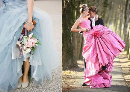Кольорові весільні сукні - порушення традицій або символіка з рубрики весільні сукні -