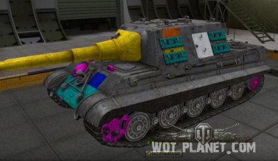 Színezett zónák megtörésére 0 (pzkpfw) Színes zónák megtörésére 0