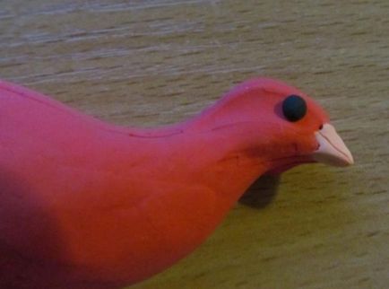 Facem o pasăre fermecătoare de paradis din plastic de catifea - târg de maeștri -