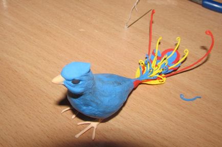 Робимо чарівних райських пташок з оксамитового пластика - ярмарок майстрів - ручна робота,