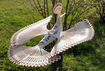 Дерев'яна птах щастя слов'янський оберіг для дому