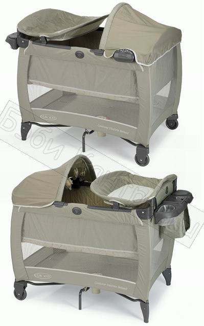 Дитячий манеж- ліжечко graco contour electra deluxe - купити товари грако в інтернет-магазині