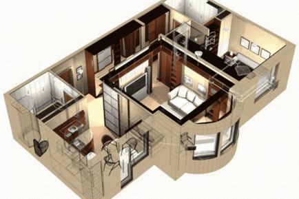 Proiectarea unui design interior al unui apartament