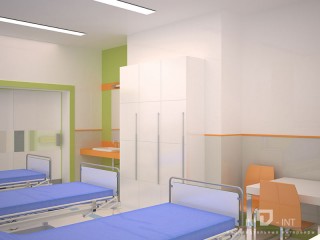 Proiect-proiect de reconstrucție a unui spital tipic - interioare individuale