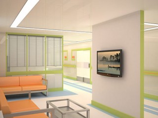 Design projekt a rekonstrukció a szokásos kórházi - egyedi stílusban