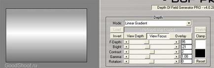 Dof profesionale plug-in pentru simularea adâncimii de câmp