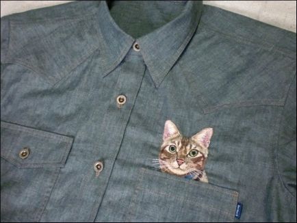 Dress egy macska cica zseb Hiroko Kubota, umkra