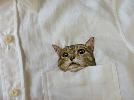 Dress egy macska cica zseb Hiroko Kubota, umkra