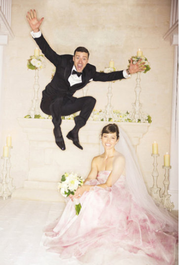 Fotografii exclusive de la nunta lui Justin Timberlake și Jessica au bătut, plitkar