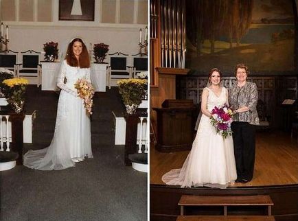 Ця наречена вийшла заміж у весільній сукні мами і бабусі (10 фото), чорт забирай