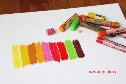 Etapele de desen pastel de păducel de la și la! Blog - blog al artistului