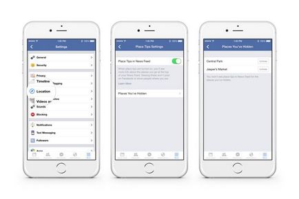 Фейсбук тестує нову функцію place tips або підказки для місць